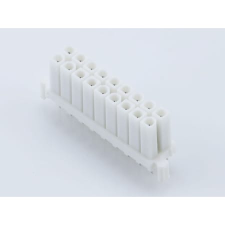 Molex Rectangular Power Connector, 18 Contact(S), Female, Solder Terminal, Receptacle 15247181